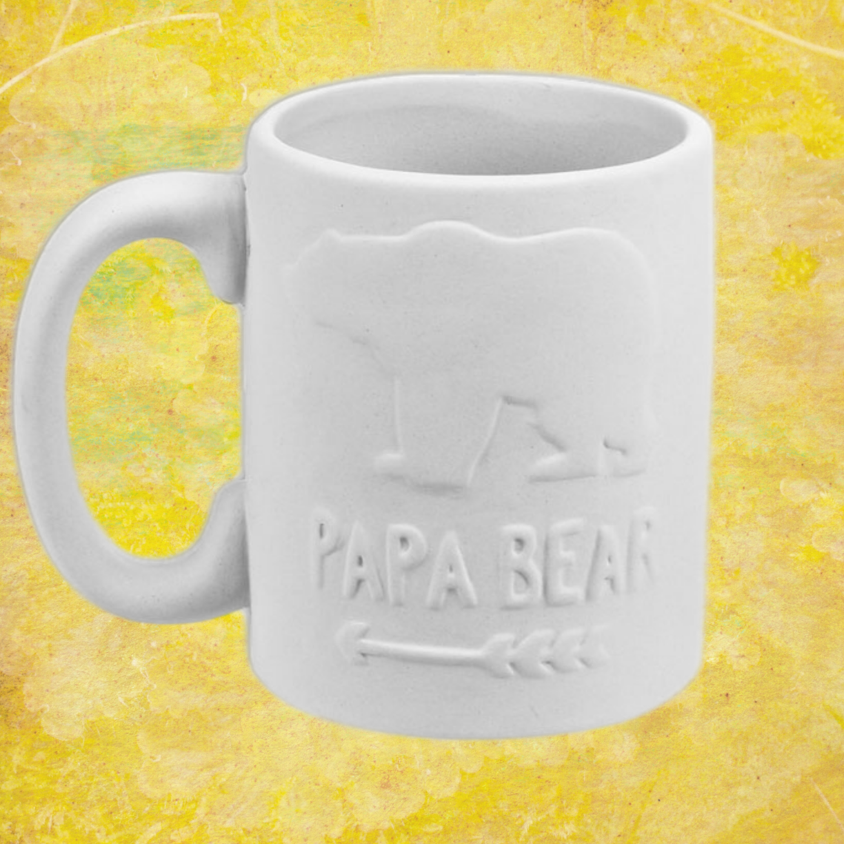 Papa Bear Mug - Busy Bees Pottery & Arts Studio Mentor