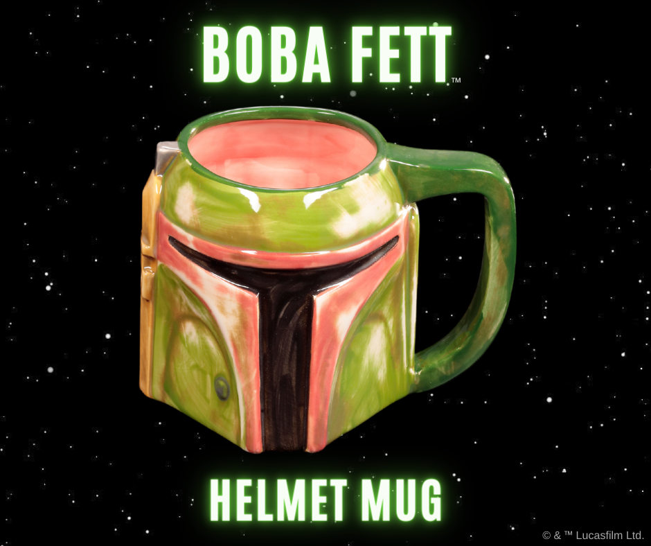 Boba Fett Helmet Mug - Busy Bees Pottery & Arts Studio Mentor